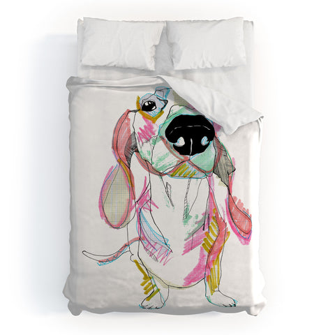 Casey Rogers Sausage Dog Duvet Cover