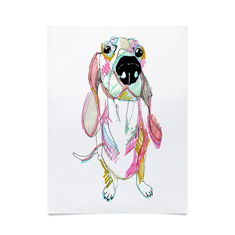 Casey Rogers Sausage Dog Poster