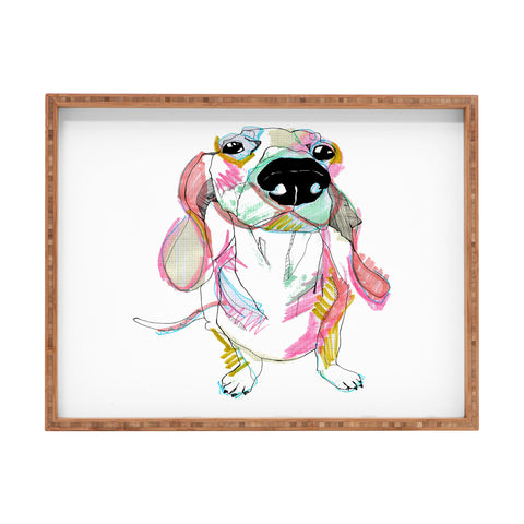Casey Rogers Sausage Dog Rectangular Tray
