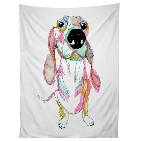 Casey Rogers Sausage Dog Tapestry