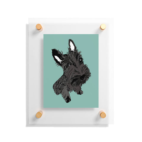 Casey Rogers Scottie Floating Acrylic Print