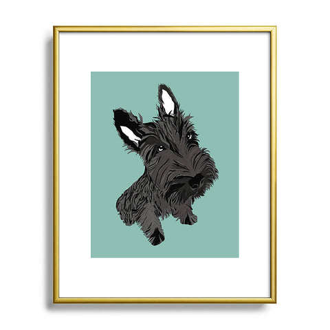 Casey Rogers Scottie Metal Framed Art Print