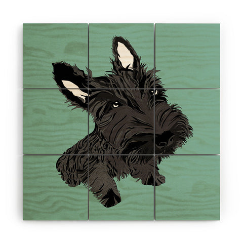 Casey Rogers Scottie Wood Wall Mural