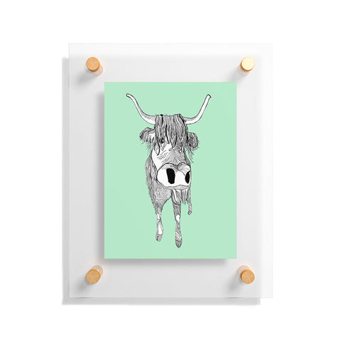 Casey Rogers Shaggy Head Floating Acrylic Print