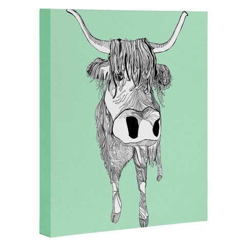 Casey Rogers Shaggy Head Art Canvas