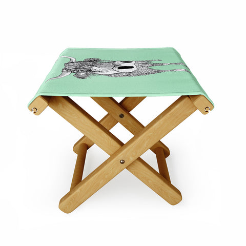 Casey Rogers Shaggy Head Folding Stool