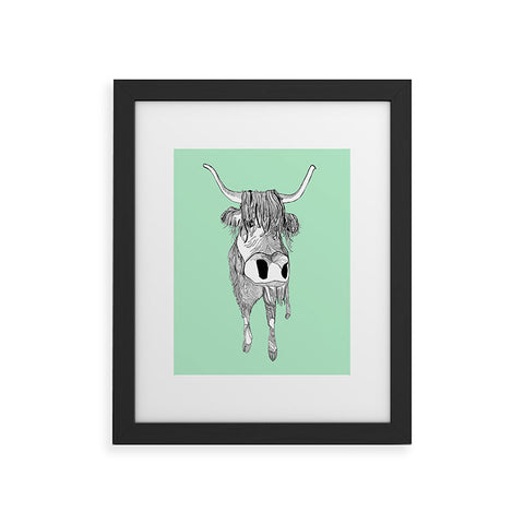 Casey Rogers Shaggy Head Framed Art Print