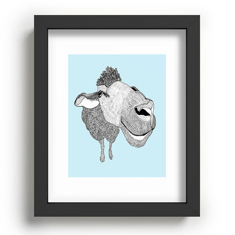 Casey Rogers Sheep Recessed Framing Rectangle