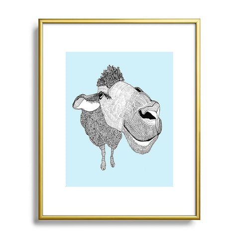 Casey Rogers Sheep Metal Framed Art Print