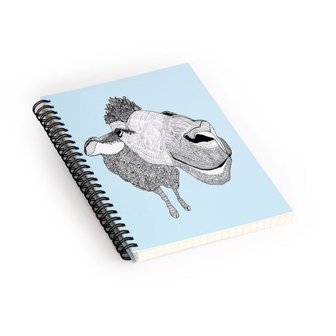 Casey Rogers Sheep Spiral Notebook