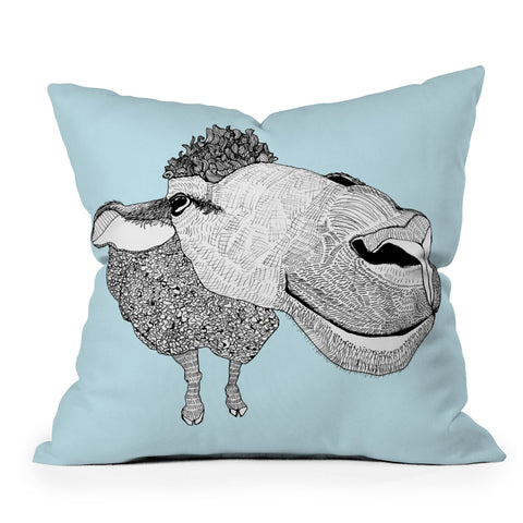 Casey Rogers Sheep Throw Pillow
