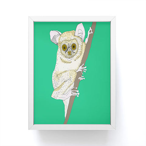 Casey Rogers Slow Loris Framed Mini Art Print