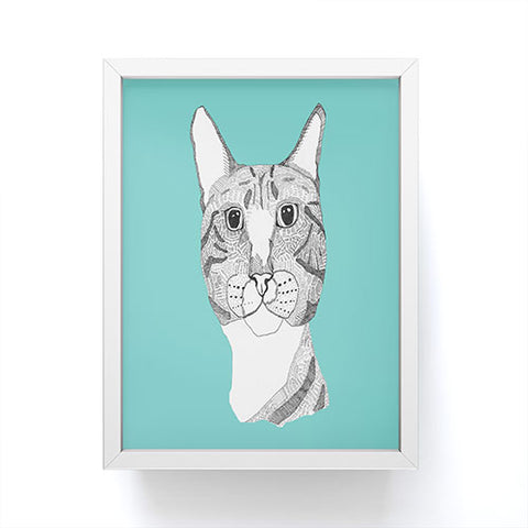 Casey Rogers Tabby Cat Framed Mini Art Print