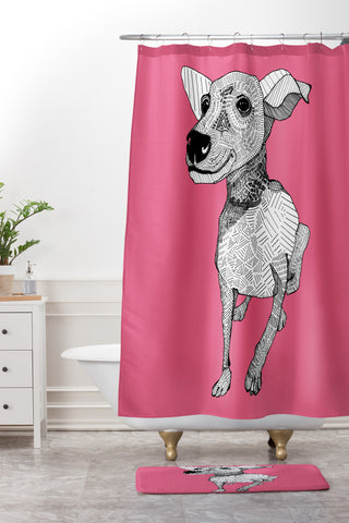 Casey Rogers Whipper Shower Curtain And Mat