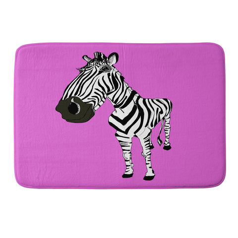 Casey Rogers Zebra Memory Foam Bath Mat