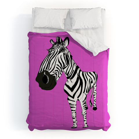 Casey Rogers Zebra Comforter