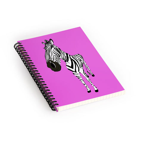 Casey Rogers Zebra Spiral Notebook