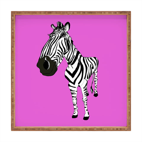 Casey Rogers Zebra Square Tray