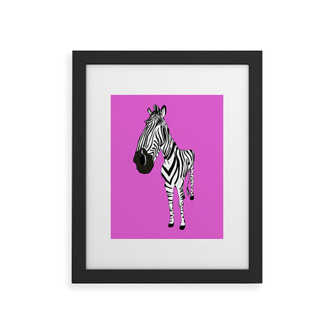 Casey Rogers Zebra Framed Art Print