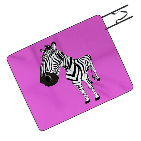 Casey Rogers Zebra Picnic Blanket