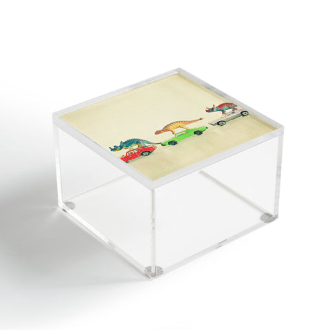 Cassia Beck Dinosaurs Ride Cars Acrylic Box