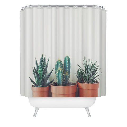 Cassia Beck Potted Plants Shower Curtain