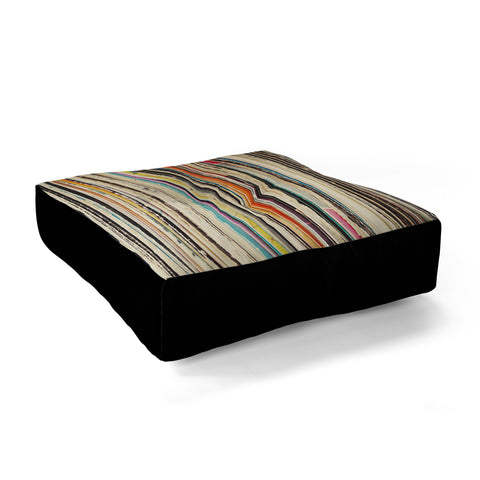 Cassia Beck Record Collection Floor Pillow Square