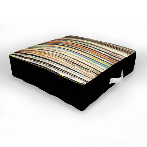 Cassia Beck Record Collection Outdoor Floor Cushion
