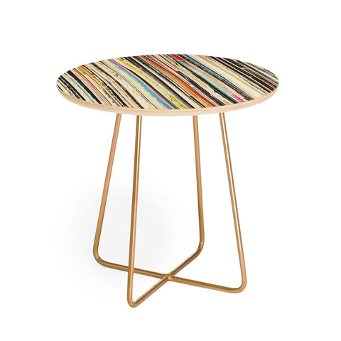 Cassia Beck Record Collection Round Side Table