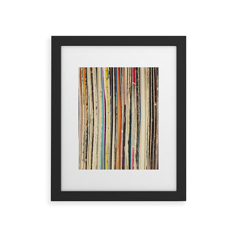 Cassia Beck Record Collection Framed Art Print