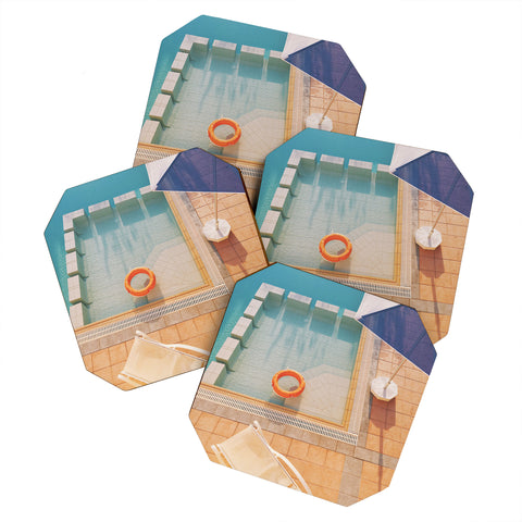 Cassia Beck Swimming Pool Coaster Set