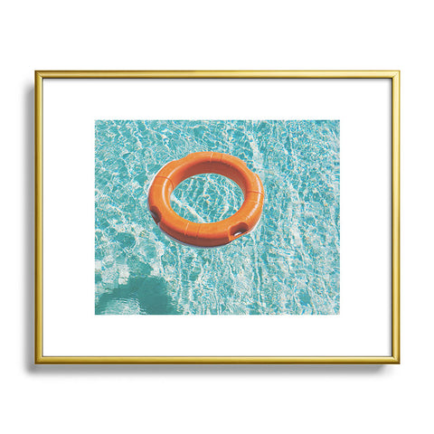 Cassia Beck Swimming Pool III Metal Framed Art Print