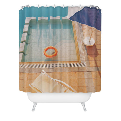 Cassia Beck Swimming Pool Shower Curtain