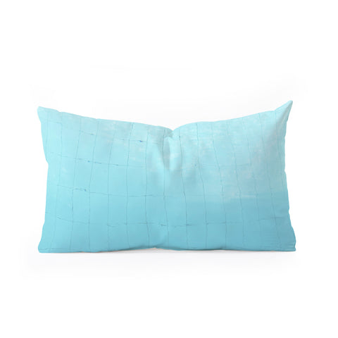 Cassia Beck Swimming Pool VI Oblong Throw Pillow