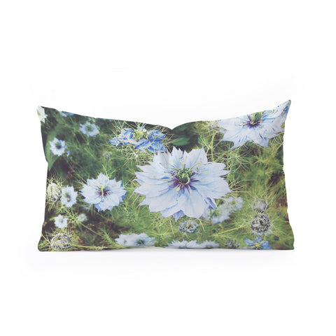Cassia Beck The Blue Garden Oblong Throw Pillow