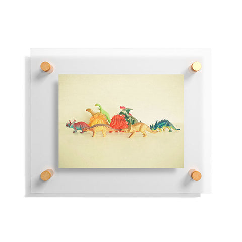 Cassia Beck Walking With Dinosaurs Floating Acrylic Print