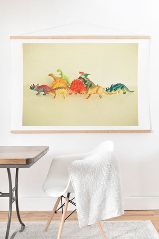 Cassia Beck Walking With Dinosaurs Art Print And Hanger