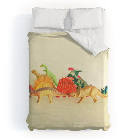 Cassia Beck Walking With Dinosaurs Duvet Cover