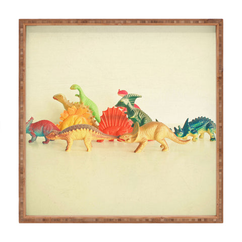 Cassia Beck Walking With Dinosaurs Square Tray