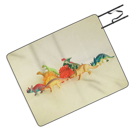 Cassia Beck Walking With Dinosaurs Picnic Blanket