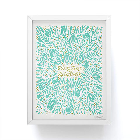 Cat Coquillette Adventure is Calling Mint Framed Mini Art Print