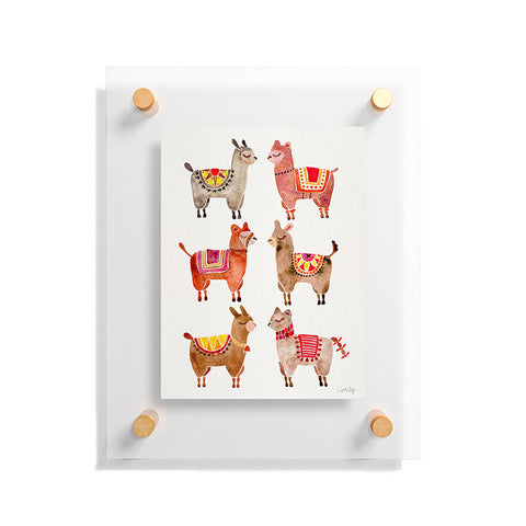 Cat Coquillette Alpacas by Cat Coquillette Floating Acrylic Print