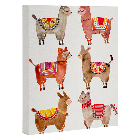 Cat Coquillette Alpacas by Cat Coquillette Art Canvas