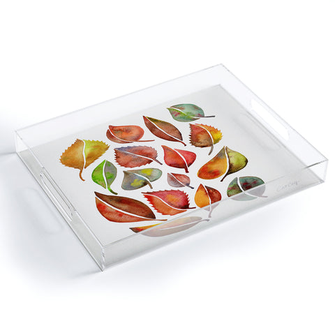 Cat Coquillette Autumn Leaf Collection Acrylic Tray