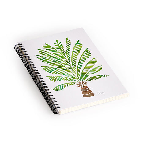 Cat Coquillette Bali Palm Tree Spiral Notebook