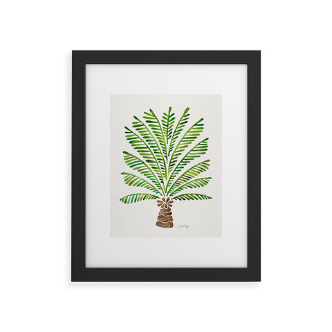 Cat Coquillette Bali Palm Tree Framed Art Print