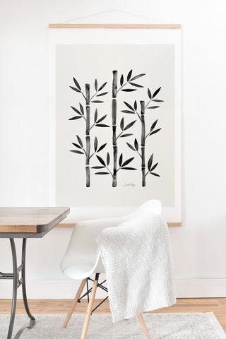 Cat Coquillette Black Bamboo Art Print And Hanger
