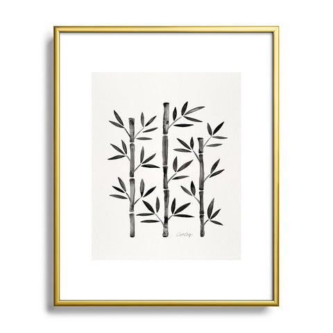Cat Coquillette Black Bamboo Metal Framed Art Print