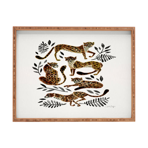 Cat Coquillette Cheetah Collection Rectangular Tray