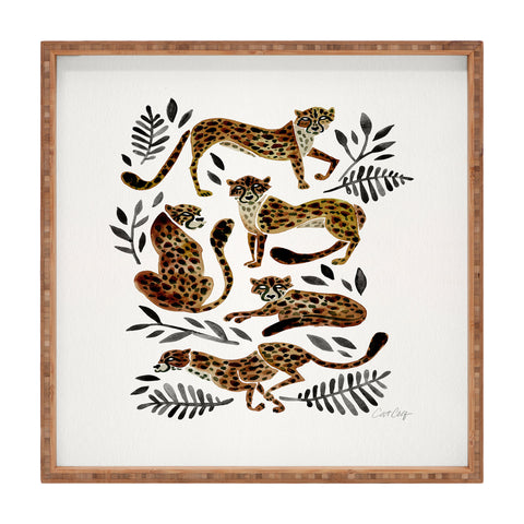 Cat Coquillette Cheetah Collection Square Tray
